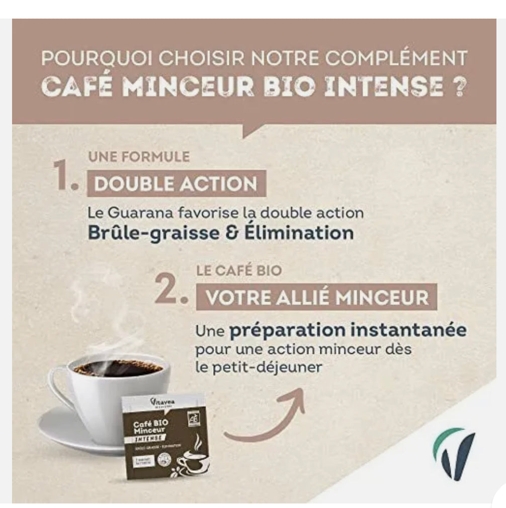CAFE MINCEUR Brûle-GRAISSE ELIMINNE ET AFFINE LA SILHOUETTE