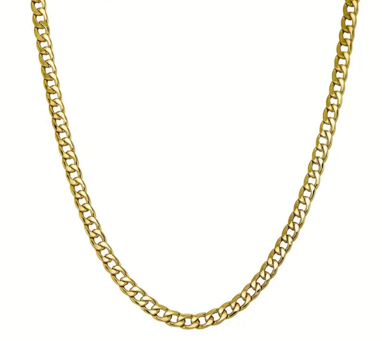 Collier NK En Acier Inoxydable De 5MM, Accessoire De Rue À La Mode Pour Hommes, pour femmes, Assorti Au Quotidien, Cadeau De Noël, 1 Pièce
