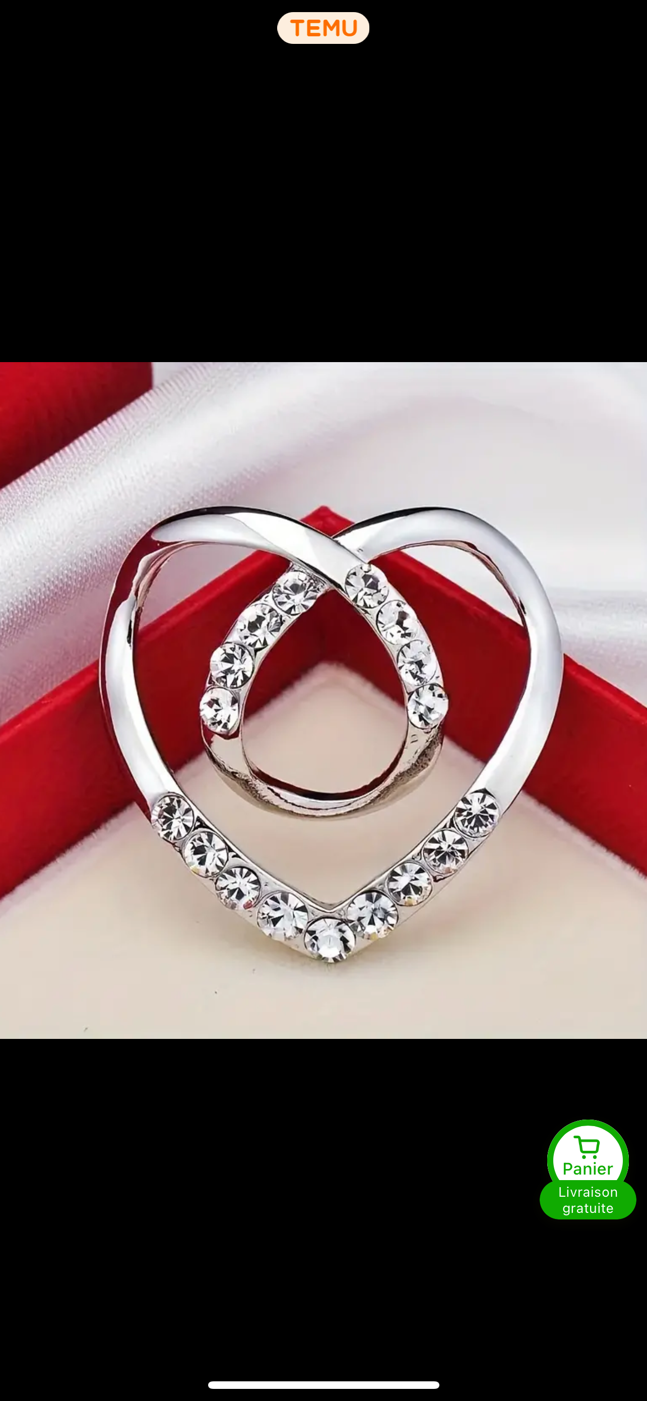 1pc Boucle , Anneau D'écharpe En Forme De Cœur Creux, Décoration Simple Pour Écharpe Et Rideau, Fournitures De Sport Et De Danse