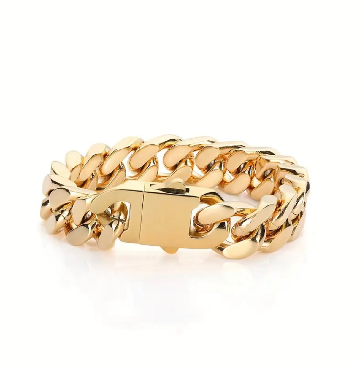 Bracelet pour homme, bracelet chaîne cubaine hip hop, bijoux hip hop