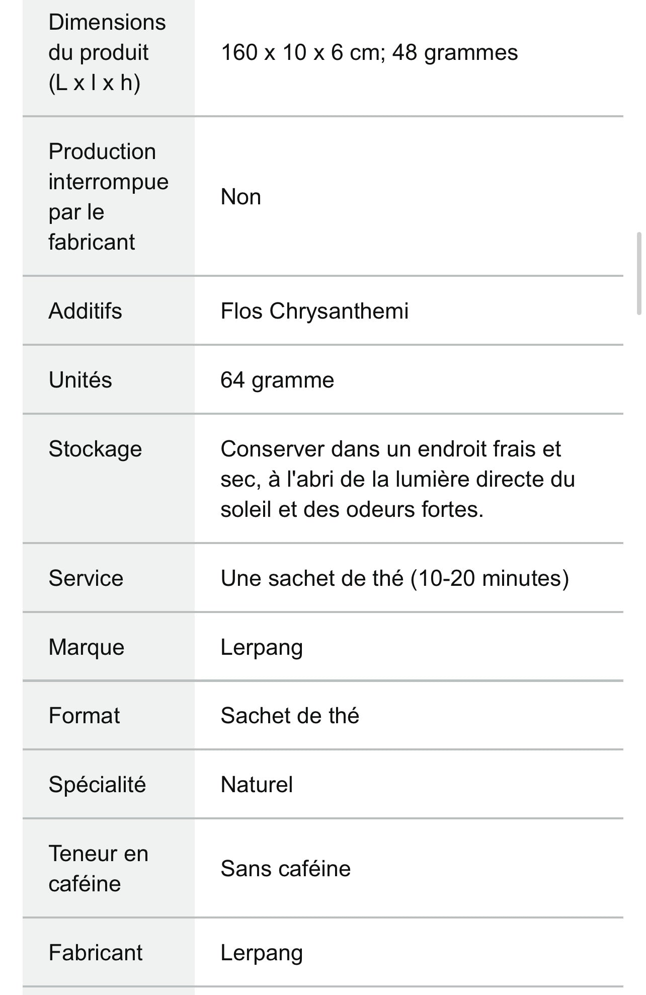 THÉ PERDRE DE POIDS