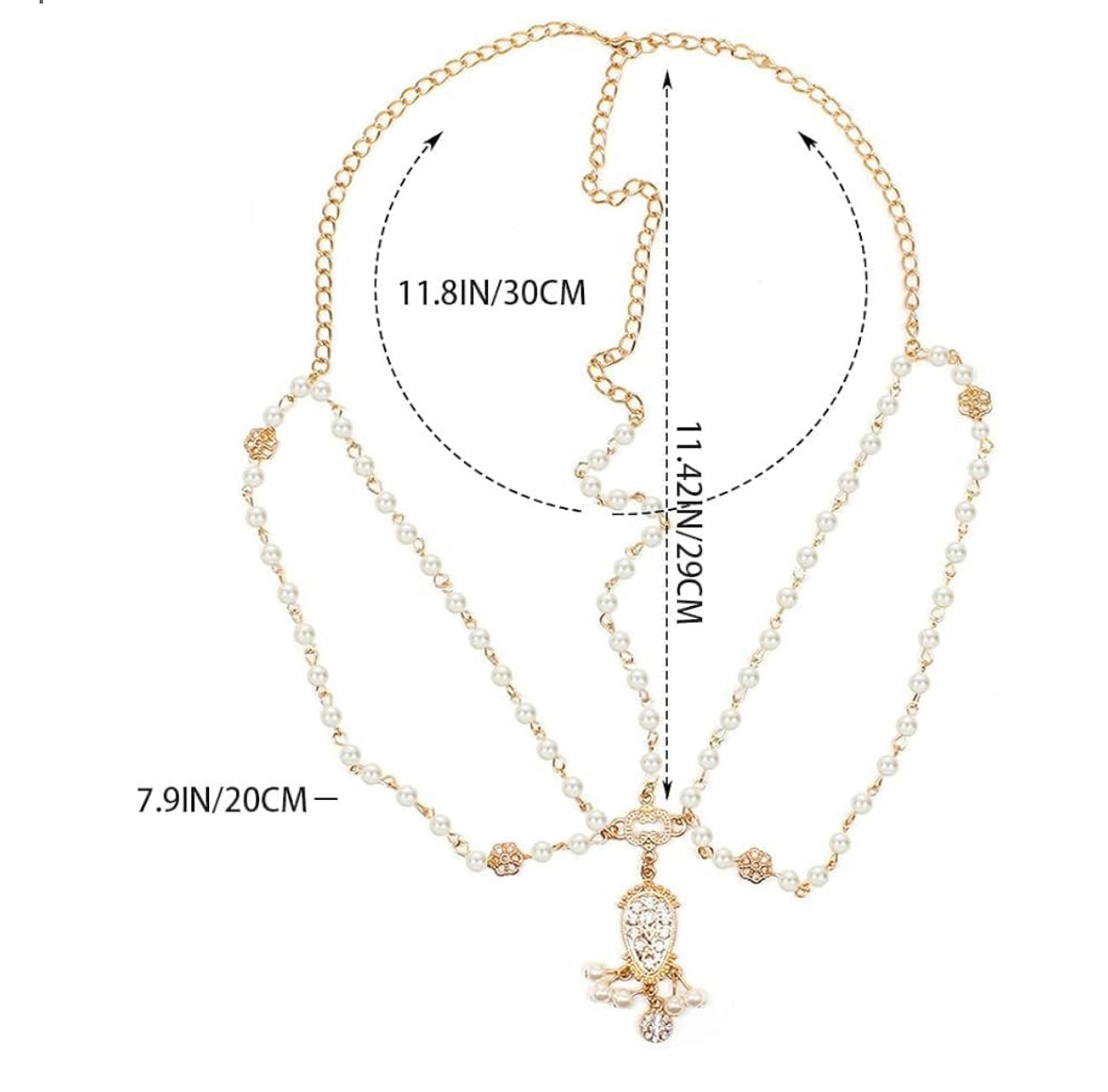 Les bijoux de tête superposés sont accentués par un design élégant qui rend les coiffes parfaites pour les mariages classiques et vintage.
Les bandeaux perlés sont de taille unique et vous pouvez les serrer à l'arrière.