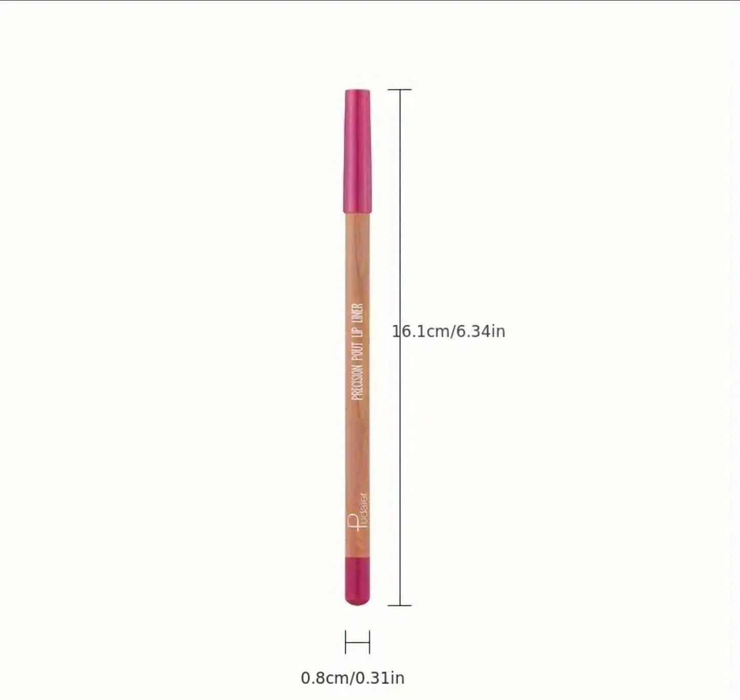 Ensemble de crayons de contour à lèvres 17 couleurs Pudaier - Longue durée, résistant aux estompages, polyvalent pour les lèvres et les yeux, finition mate, pâte crémeuse, convenable pour tous les types de peau, idéal comme cadeau pour la Saint-Valentin e