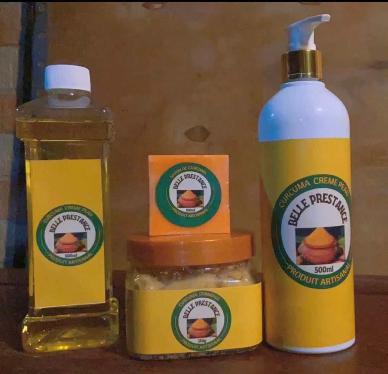 Lot de gamme produit éclaircissante pour la peau et visage