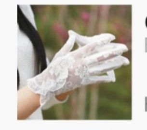 Gants de mariée, ou soirée exceptionnels,