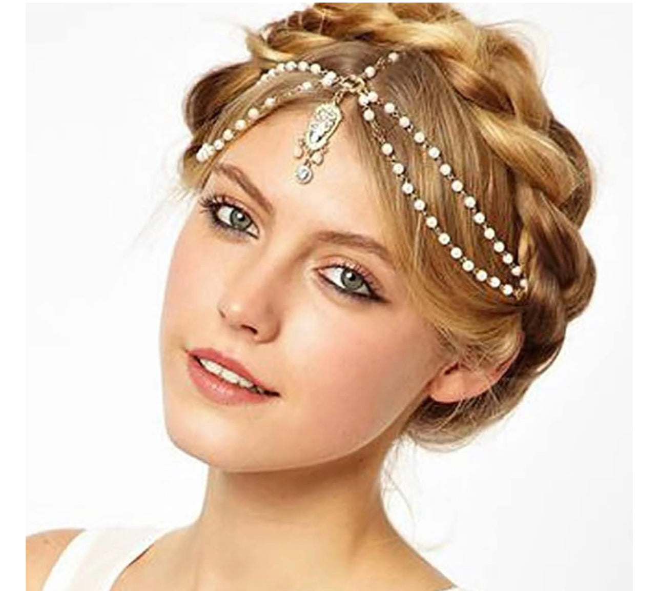 Les bijoux de tête superposés sont accentués par un design élégant qui rend les coiffes parfaites pour les mariages classiques et vintage.
Les bandeaux perlés sont de taille unique et vous pouvez les serrer à l'arrière.