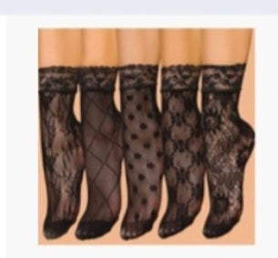 Bas,chaussette dentelle, Élégant