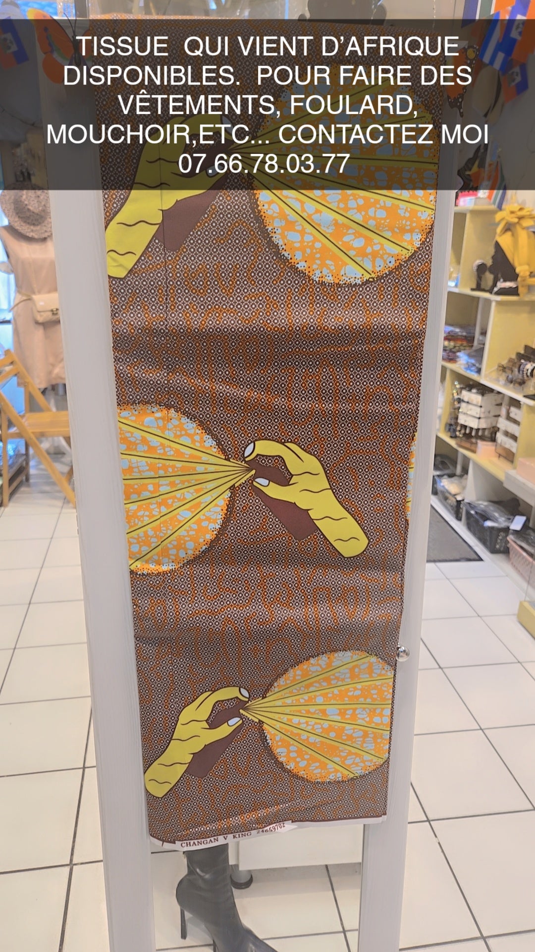 Tissue africaine multicolore