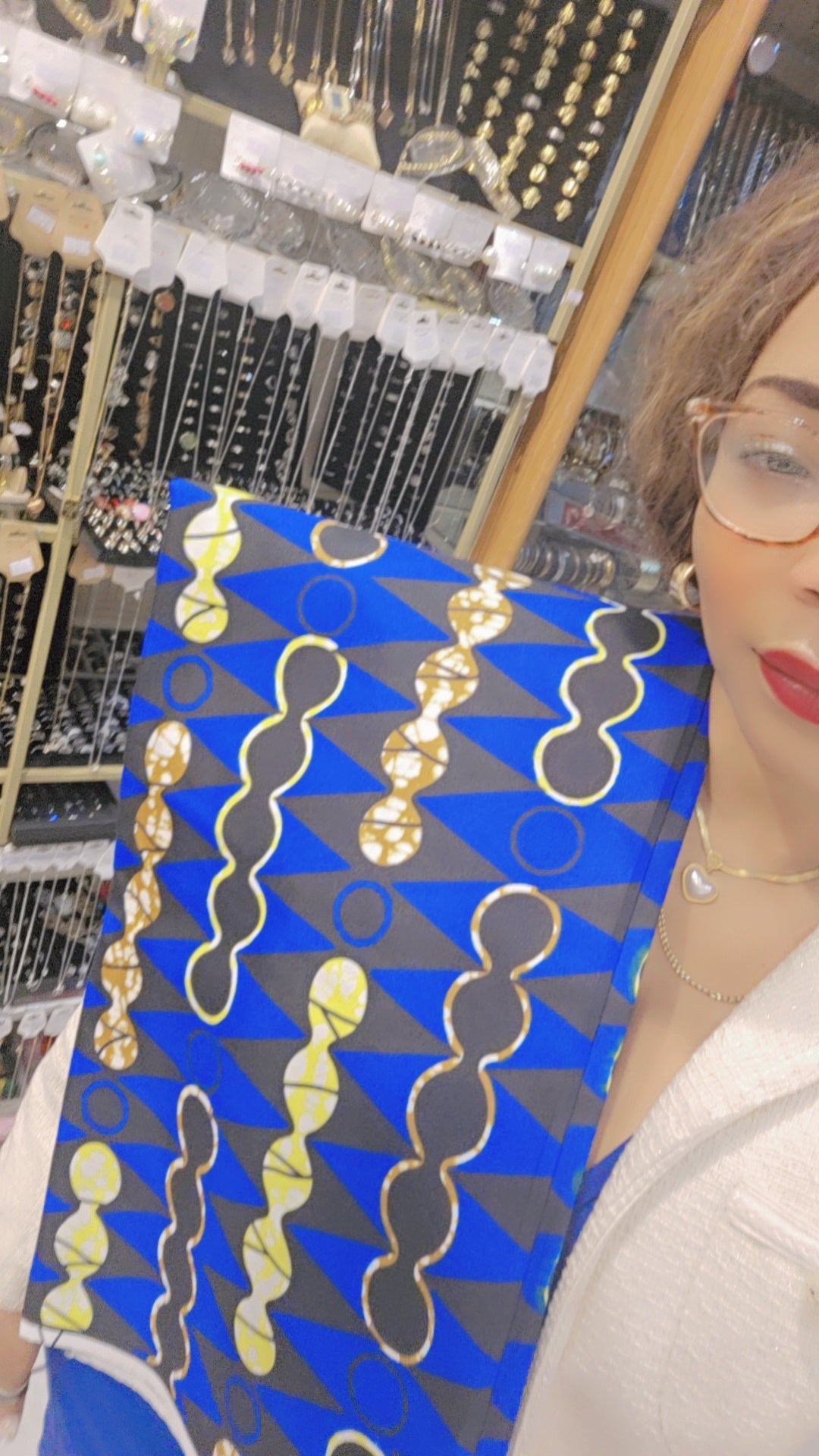 Tissue africaine multicolore